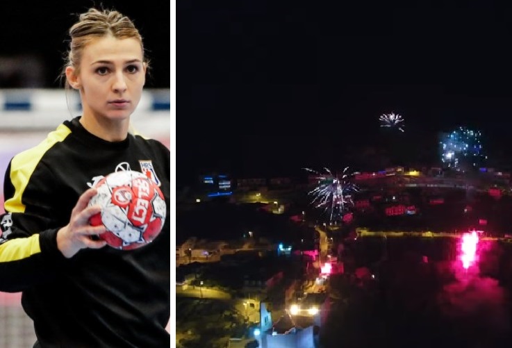 Спектакуларен пречек со огномет и баклијада за „ледената“ Теа Пијевиќ (ВИДЕО)