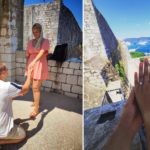 Романтично запросување на островот Крф, Марија Николиќ кажа „ДА“ (ФОТО)