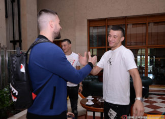 Атанасијевиќ место Манасков, сениорите на собир за двомеч со „самураите“