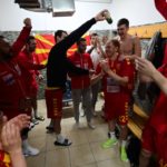 Победнички фотографии од соблекувална - Македонија го слави Џомба и седмо ЕП во низа! (ФОТО)
