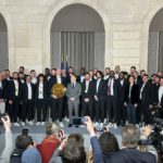 📷🎥 Европските шампиони на прием кај претседателот Макрон