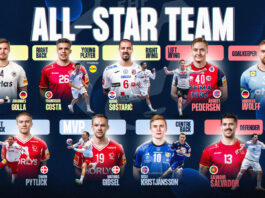 Ол-стар тим на ЕП: Гидсел е МВП, Волф најдобар голман!