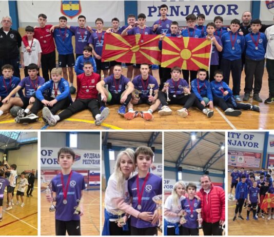 ДИНГ Струга со два сребрени медали и најдобар стрелец на турнирот „MIKA 2026“