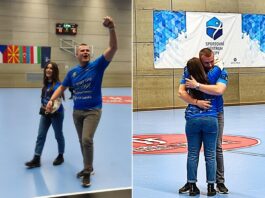 📷 Романтичен момент – падна запросување на европскиот меч на Охрид